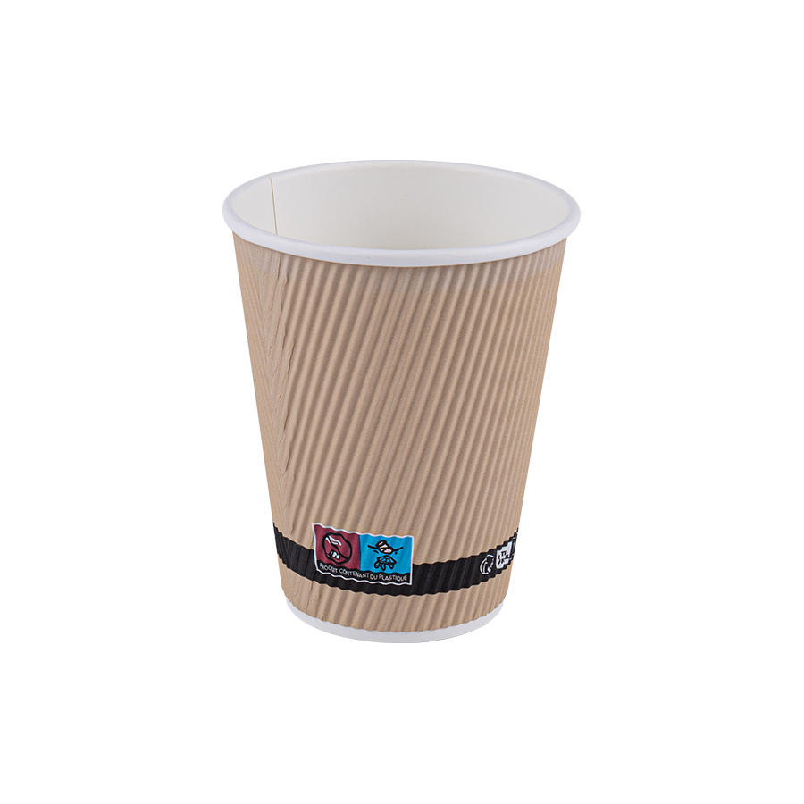 Nástěnný papírový kelímek 4oz Ripple Wall Paper Cup